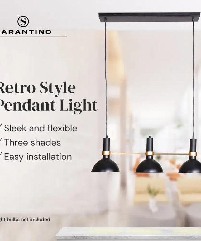 Sarantino 3-Light Hanging Pendant Lamp-Home & Garden > Lighting-Koala Lamps and Lighting