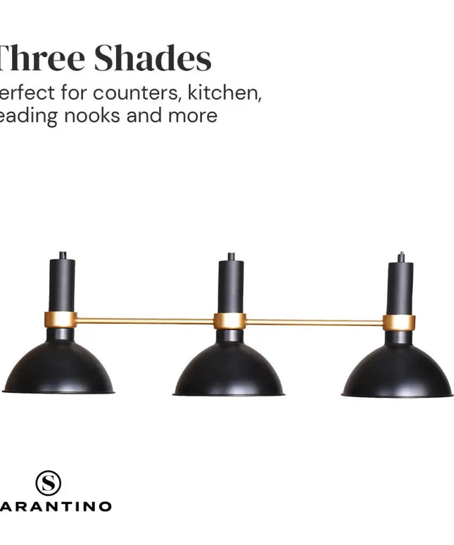 Sarantino 3-Light Hanging Pendant Lamp-Home & Garden > Lighting-Koala Lamps and Lighting