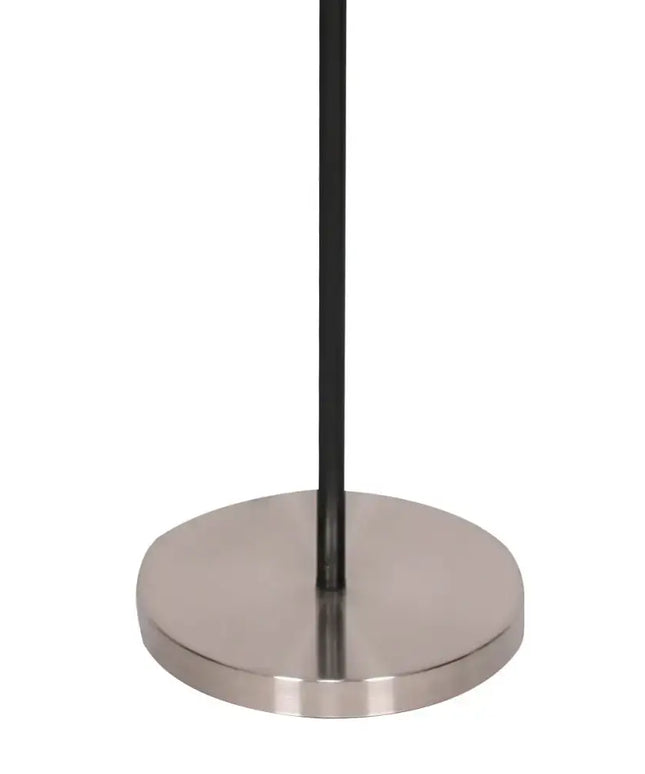 Sarantino 3-Shade Metal Floor Lamp Nickel & Matte Black Finish-Home & Garden > Lighting-Koala Lamps and Lighting
