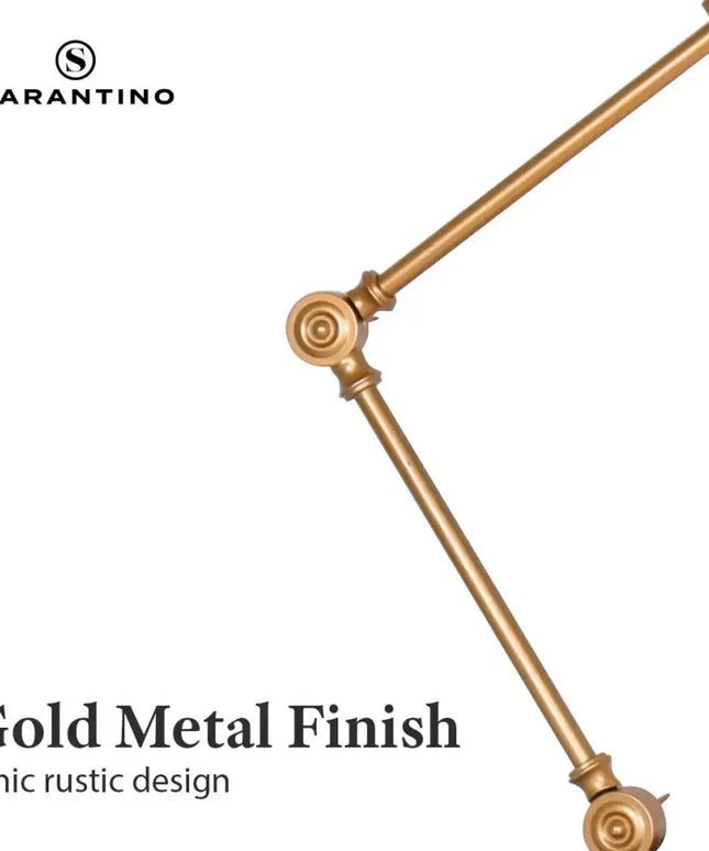 Sarantino Adjustable Metal Table Lamp In Black And Gold-Home & Garden > Lighting-Koala Lamps and Lighting