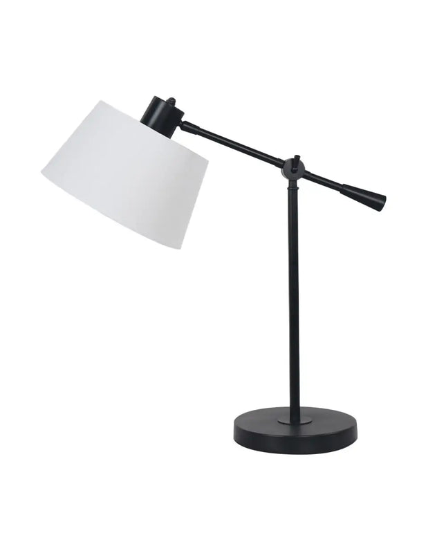 Sarantino Adjustable Metal Table Lamp In Black-Home & Garden > Lighting-Koala Lamps and Lighting