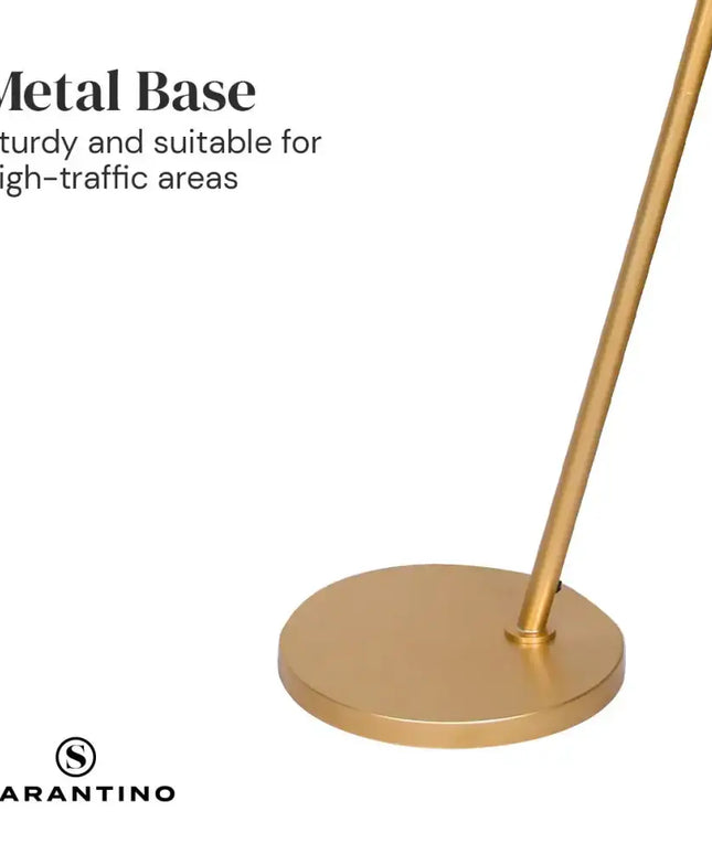 Sarantino Arc Floor Lamp with Empire Shade-Home & Garden > Lighting-Koala Lamps and Lighting