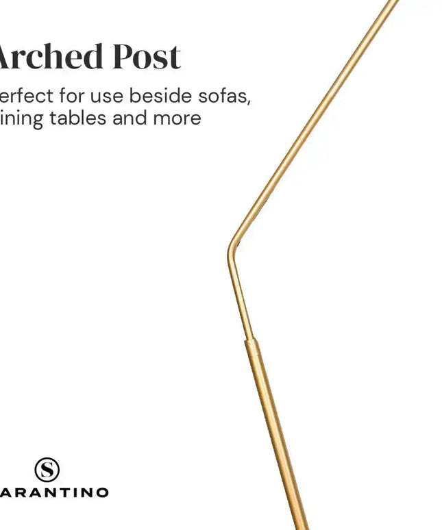 Sarantino Arc Floor Lamp with Empire Shade-Home & Garden > Lighting-Koala Lamps and Lighting