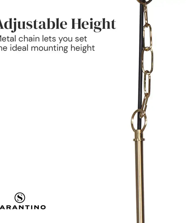 Sarantino Black and Gold Pendant Light-Home & Garden > Lighting-Koala Lamps and Lighting