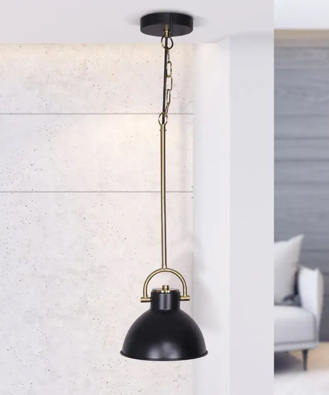 Sarantino Black and Gold Pendant Light-Home & Garden > Lighting-Koala Lamps and Lighting