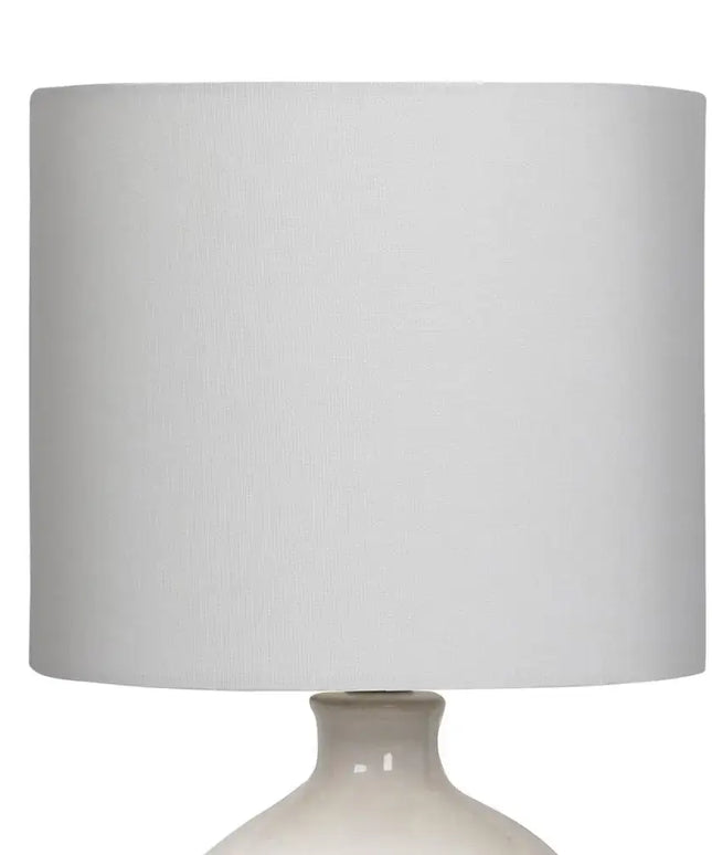Sarantino Ceramic Table Lamp In Cream-Home & Garden > Lighting-Koala Lamps and Lighting