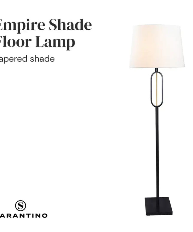 Sarantino Classic Floor Lamp with Empire Shade-Home & Garden > Lighting-Koala Lamps and Lighting