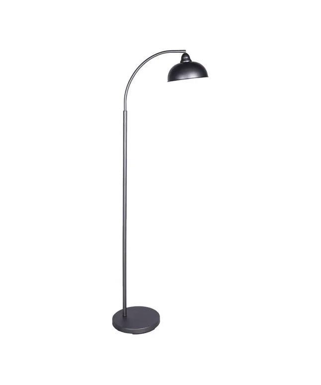 Sarantino Dark Grey Floor Lamp Industrial Chic Adjustable Angle-Home & Garden > Lighting-Koala Lamps and Lighting