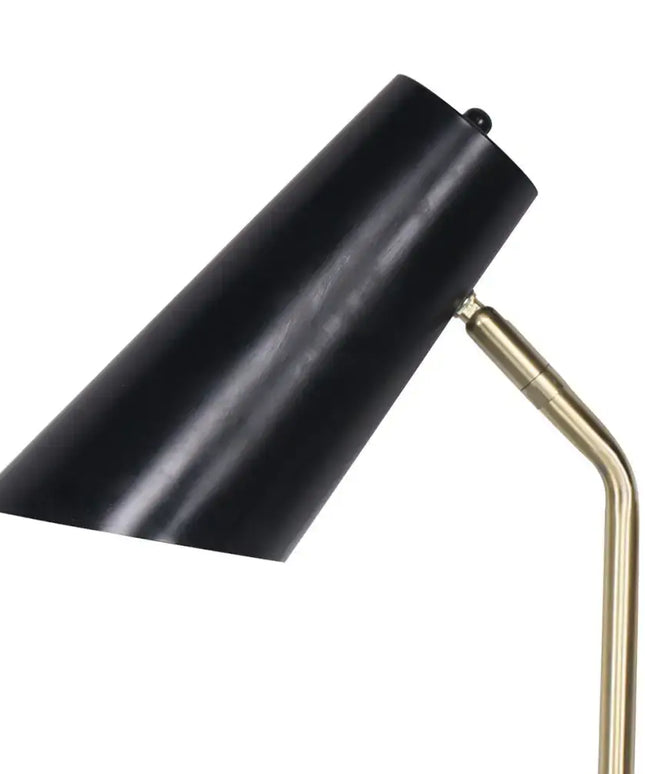 Sarantino Electric Reading Light Table Lamp Brass Finish - Black-Home & Garden > Lighting-Koala Lamps and Lighting