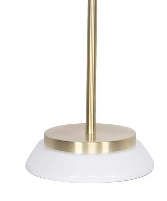 Sarantino Electric Reading Light Table Lamp Brass Finish - White-Home & Garden > Lighting-Koala Lamps and Lighting