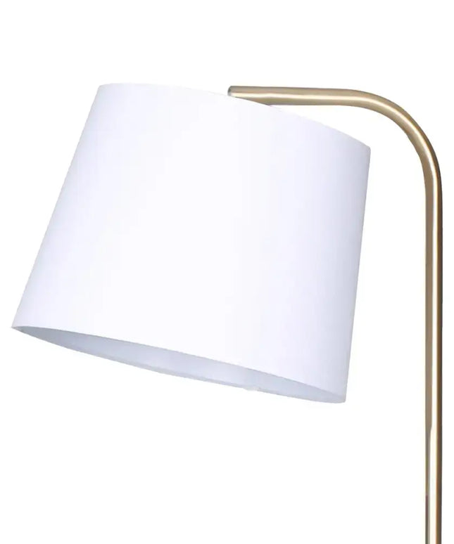 Sarantino Glass End Brass Finish Table Top Floor Lamp-Home & Garden > Lighting-Koala Lamps and Lighting