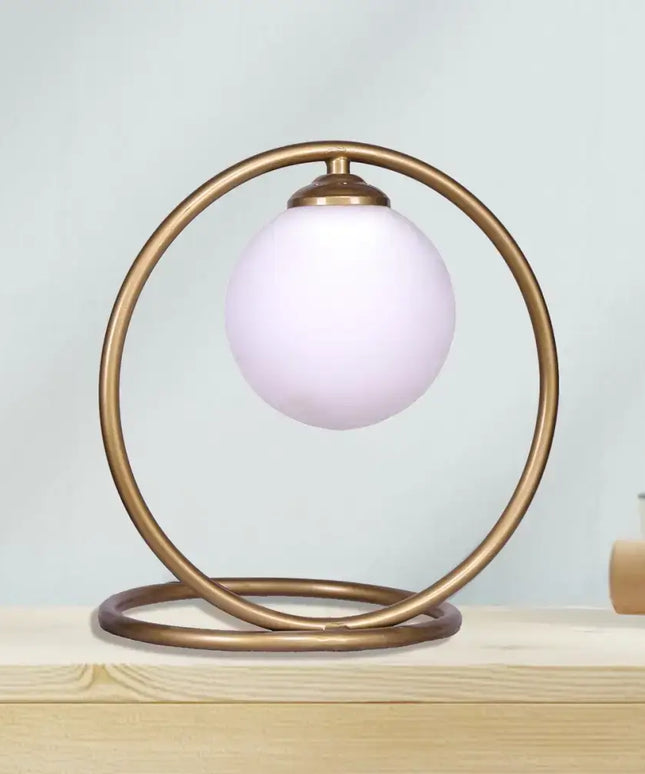 Sarantino Gold Metal Table Lamp-Home & Garden > Lighting-Koala Lamps and Lighting