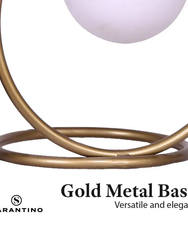 Sarantino Gold Metal Table Lamp-Home & Garden > Lighting-Koala Lamps and Lighting