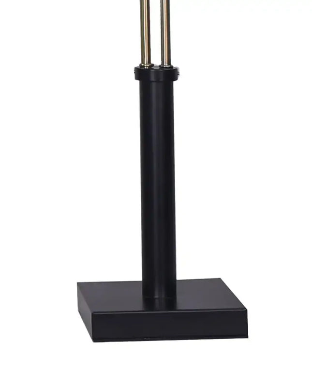 Sarantino LED Metal Table Lamp with 2 Lights Brushed Gold Black Finish-Home & Garden > Lighting-Koala Lamps and Lighting