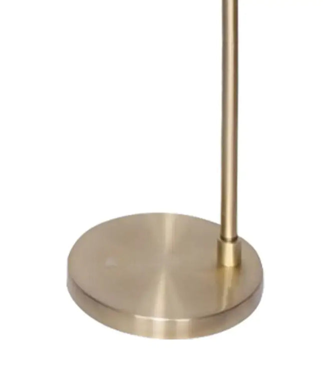 Sarantino Metal Floor Lamp Brass Finish Adjustable Height-Home & Garden > Lighting-Koala Lamps and Lighting