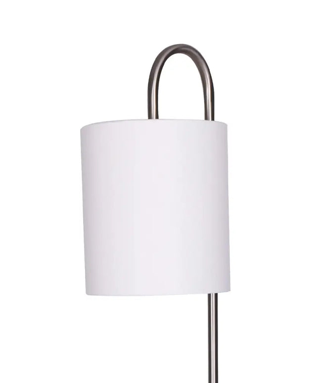 Sarantino Metal Floor Lamp with Glass Shelves-Home & Garden > Lighting-Koala Lamps and Lighting