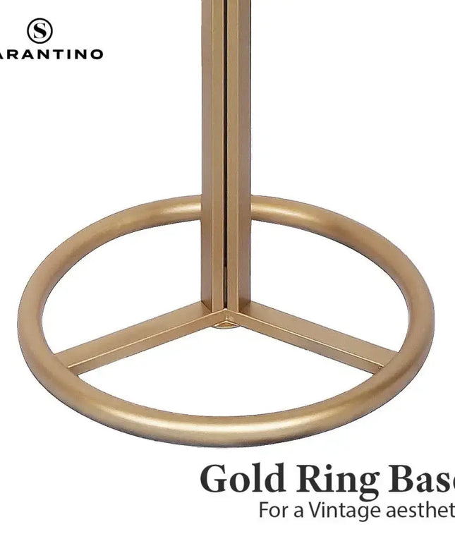 Sarantino Metal Floor Lamp with White Acrylic Shade by Sarantino-Home & Garden > Lighting-Koala Lamps and Lighting