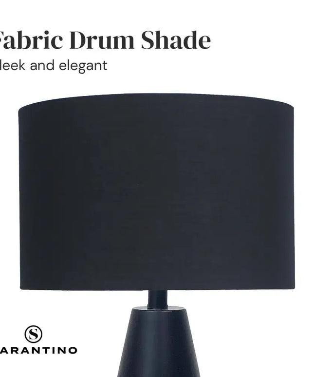 Sarantino Metal Table Lamp in Black and Gold-Home & Garden > Lighting-Koala Lamps and Lighting