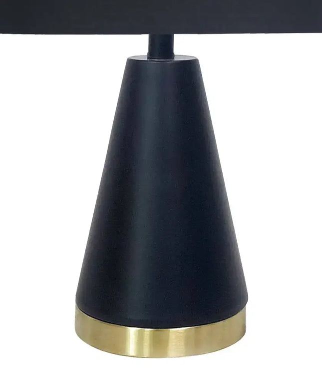 Sarantino Metal Table Lamp in Black and Gold-Home & Garden > Lighting-Koala Lamps and Lighting