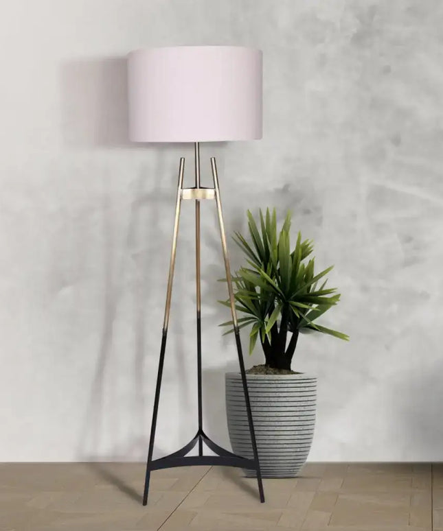 Sarantino Metal Tripod Electric Floor Lamp Gradient Finish-Home & Garden > Lighting-Koala Lamps and Lighting