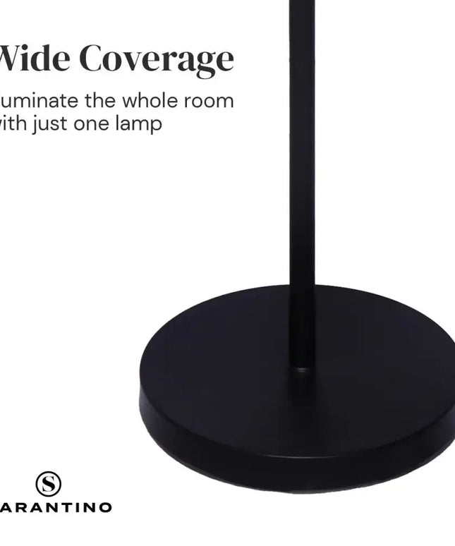 Sarantino Modern Exposed Bulb 4-Arm Industrial Light Floor Lamp-Home & Garden > Lighting-Koala Lamps and Lighting