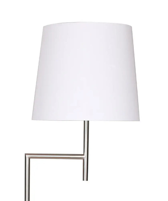 Sarantino Nickel Metal Arc Floor Lamp-Home & Garden > Lighting-Koala Lamps and Lighting