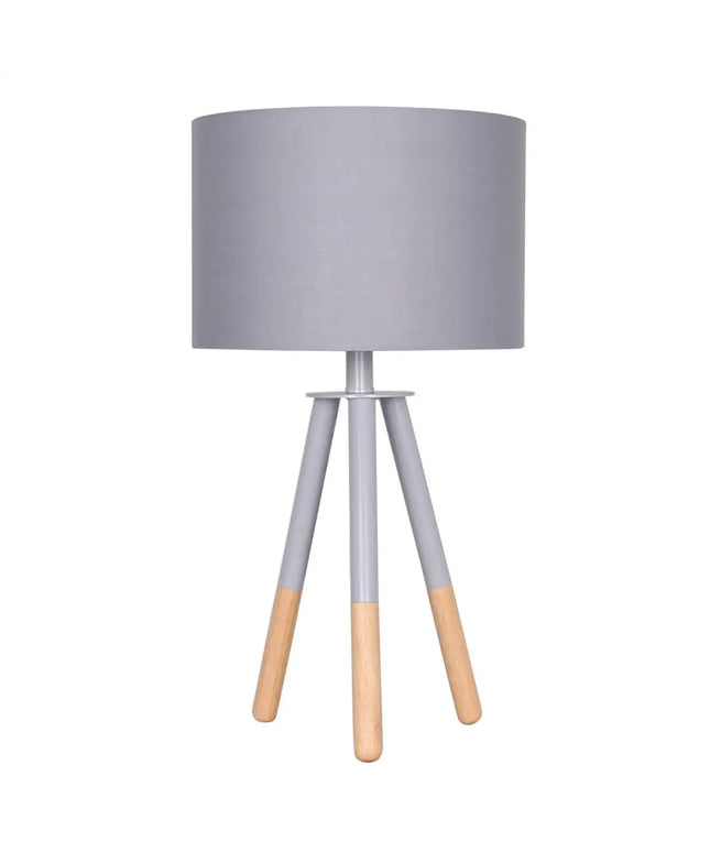 Sarantino Tripod Desk Lamp in Metal & Wood Nordic Minimalist Light-Home & Garden > Lighting-Koala Lamps and Lighting