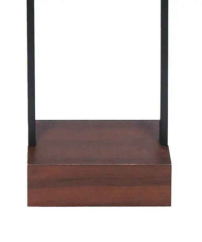 Sarantino Wood Floor Lamp in Cherry Finish-Home & Garden > Lighting-Koala Lamps and Lighting