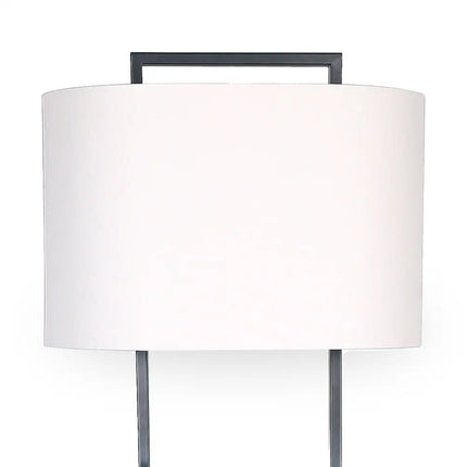 Sarantino Wood Floor Lamp in Cherry Finish-Home & Garden > Lighting-Koala Lamps and Lighting