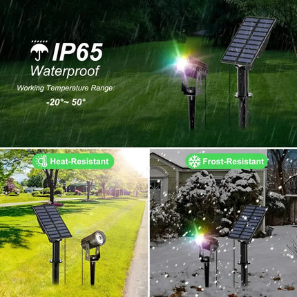 Series II Professional Grade 3000K 4 Piece DIY LED Solar 4 in 1 Garden Spike Kit Green Earth Lighting Australia, Garden, monetii