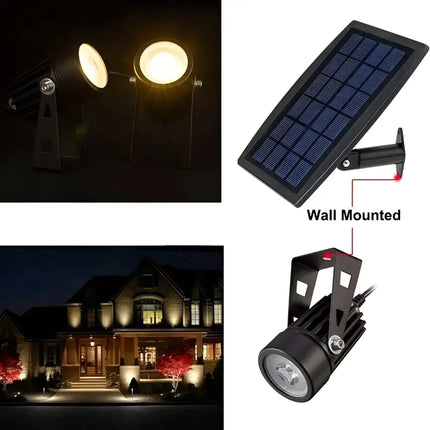 Series II Professional Grade 3000K 4 Piece DIY LED Solar 4 in 1 Garden Spike Kit Green Earth Lighting Australia, Garden, monetii