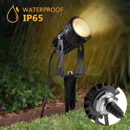 Series II Professional Grade 3000K 4 Piece DIY LED Solar 4 in 1 Garden Spike Kit Green Earth Lighting Australia, Garden, monetii