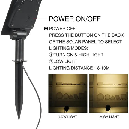 Series II Professional Grade 3000K 4 Piece DIY LED Solar 4 in 1 Garden Spike Kit Green Earth Lighting Australia, Garden, monetii