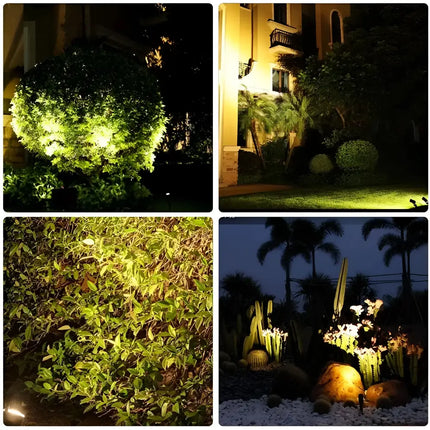 Series II Professional Grade 3000K 4 Piece DIY LED Solar 4 in 1 Garden Spike Kit Green Earth Lighting Australia, Garden, monetii