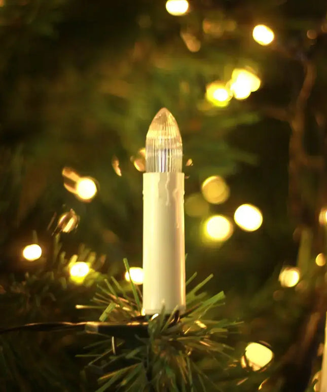 Set of 10 LED Candle String Light-Christmas Table Decoration&Candle-Lexi Lighting