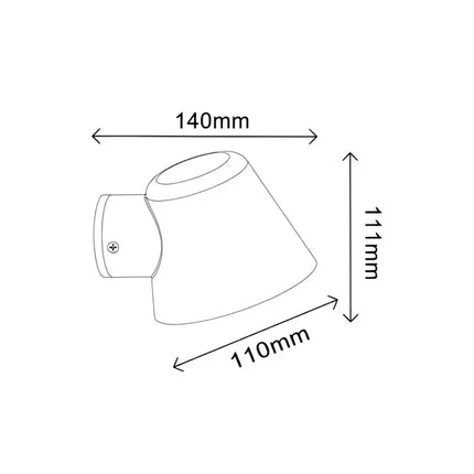 SKOPA Exterior Surface Mounted Wall Light Copper IP44 - SKOPA2-Exterior Wall Lights-CLA Lighting