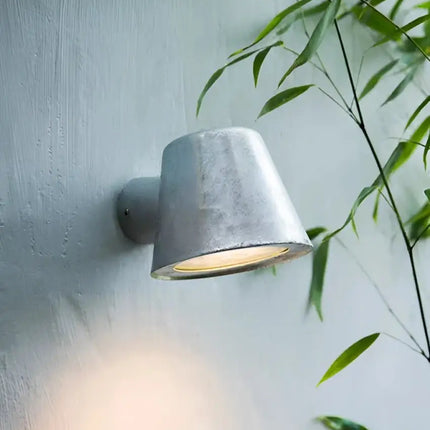 SKOPA Exterior Surface Mounted Wall Light Galvanized Steel IP44 - SKOPA1-Exterior Wall Lights-CLA Lighting