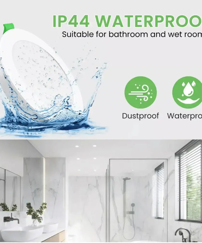 10W Tri-Colour Dimmable LED Downlight | 70mm Cut Out | Reno Sleek Mini