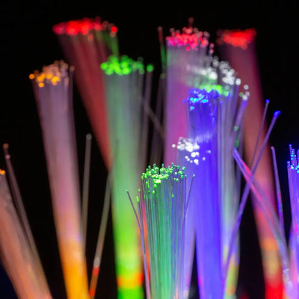 Colorful Fiber Optic Display for Solar Fibreoptic Path Lights 20 Pack