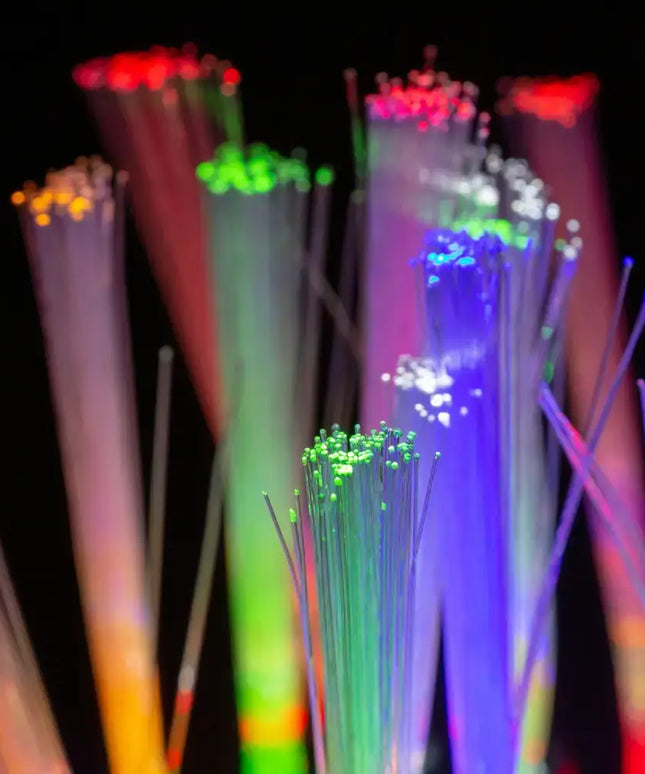 Colorful Fiber Optic Display for Solar Fibreoptic Path Lights 20 Pack