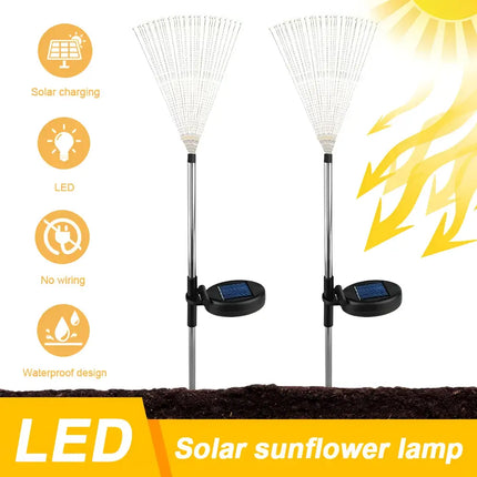 Colourful Fireworks 150 LED Fairy String Lights Starburst Solar Xmas Garden Night Lamp Hot NEW - Occasions > Christmas