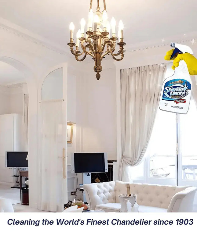 SPARKLE PLENTY Crystal Chandelier Cleaner - 3.8 litre Refill Bottle - Chandelier Cleaner