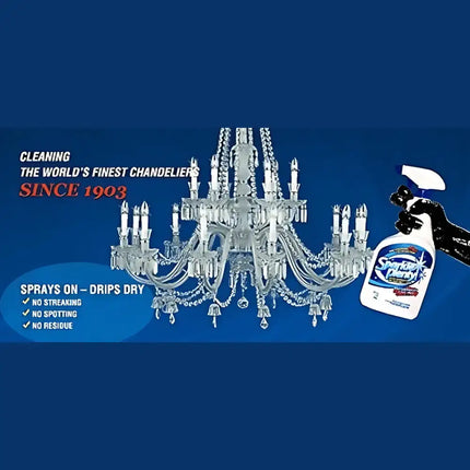 SPARKLE PLENTY Crystal Chandelier Cleaner - 3.8 litre Refill Bottle - Chandelier Cleaner
