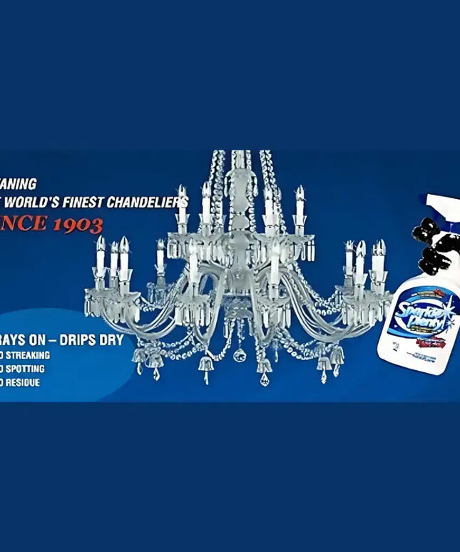 SPARKLE PLENTY Crystal Chandelier Cleaner - 3.8 litre Refill Bottle - Chandelier Cleaner