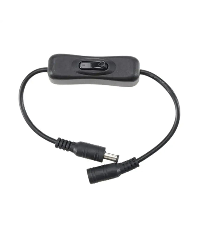 Strippy GlowBeam On/Off Switch | 12V LED Strip Light Male to Female Connector