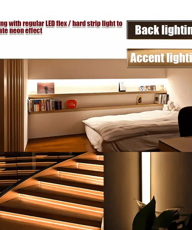 Strippy 10m Surface Mount Aluminium Profile Strip Kit - Home & Garden > Lighting > Lighting Accessories - Strippy