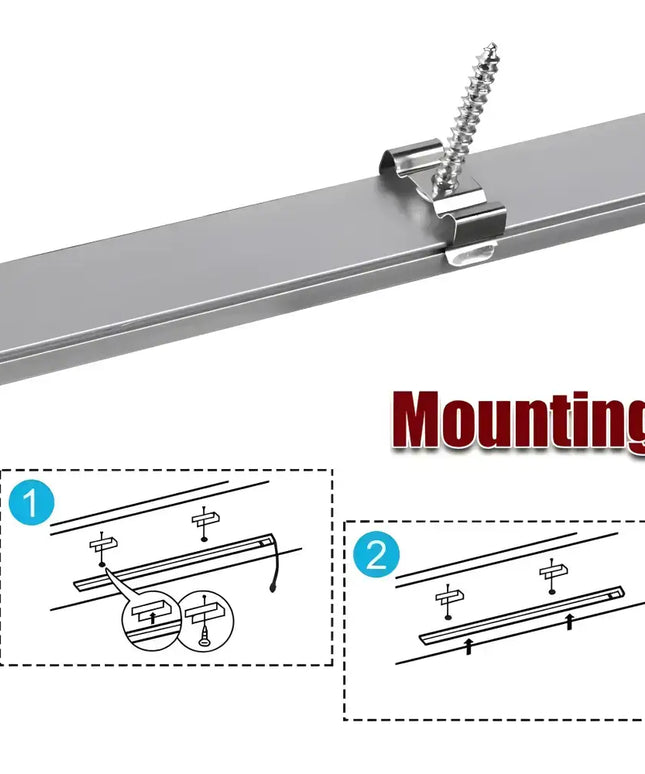 Strippy Surface Mount Aluminium Profile Kit For LED Strip Lighting - Home & Garden > Lighting > Lighting Accessories