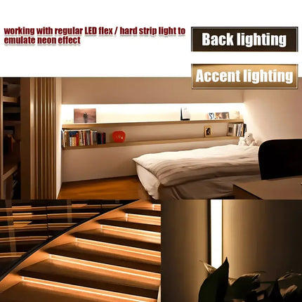 Strippy Surface Mount Aluminium Profile Kit For LED Strip Lighting - Home & Garden > Lighting > Lighting Accessories