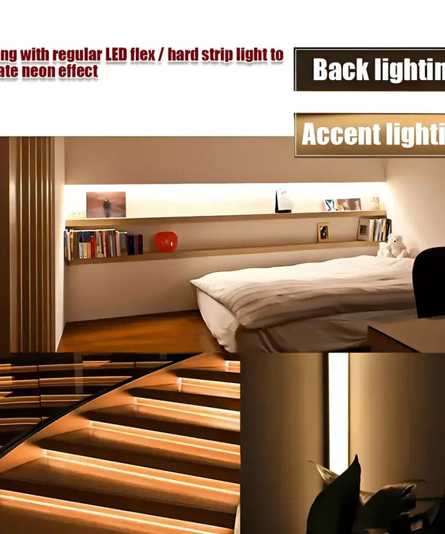 Strippy Surface Mount Aluminium Profile Kit For LED Strip Lighting - Home & Garden > Lighting > Lighting Accessories