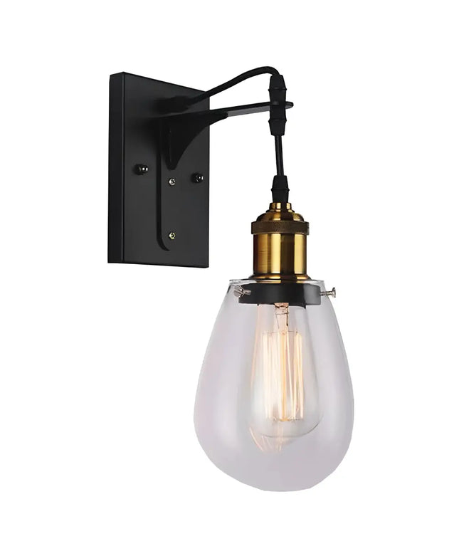 STRUNG Interior Surface Mounted Wall Light Black - STRUNG1-Wall Sconce-CLA Lighting